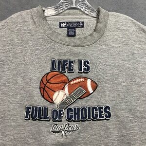 Sweatshirt Football Baseball Basketball Sports Big Dogs